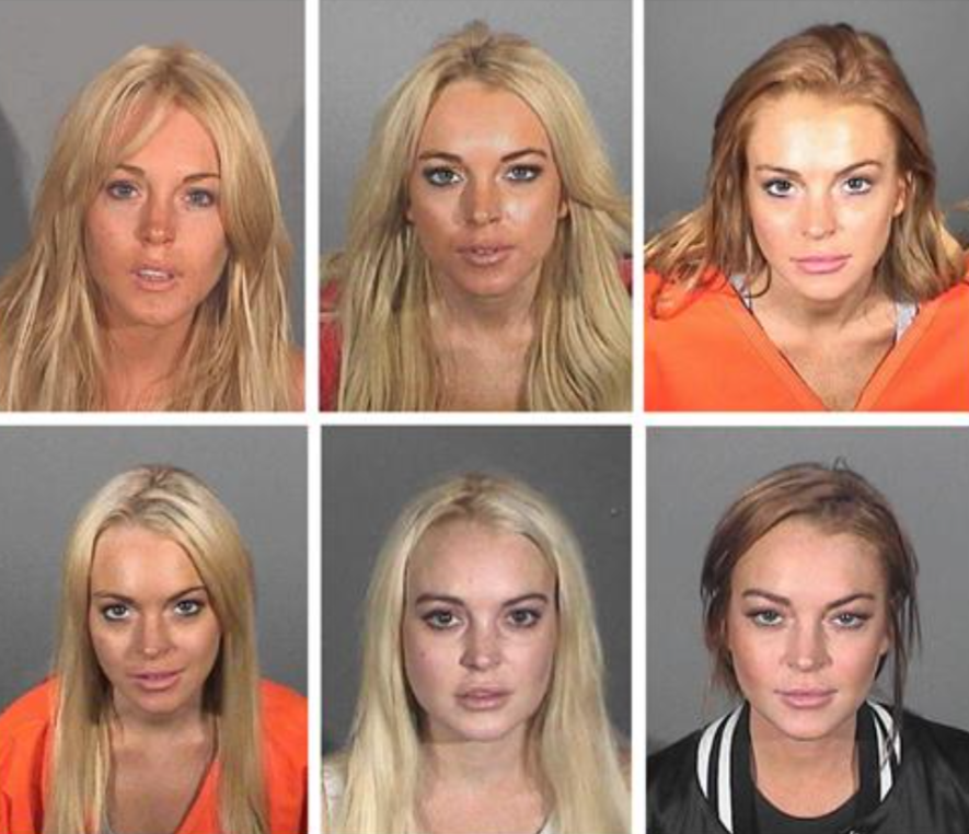Caught on Camera: Lindsay Lohan’s Mugshot Saga